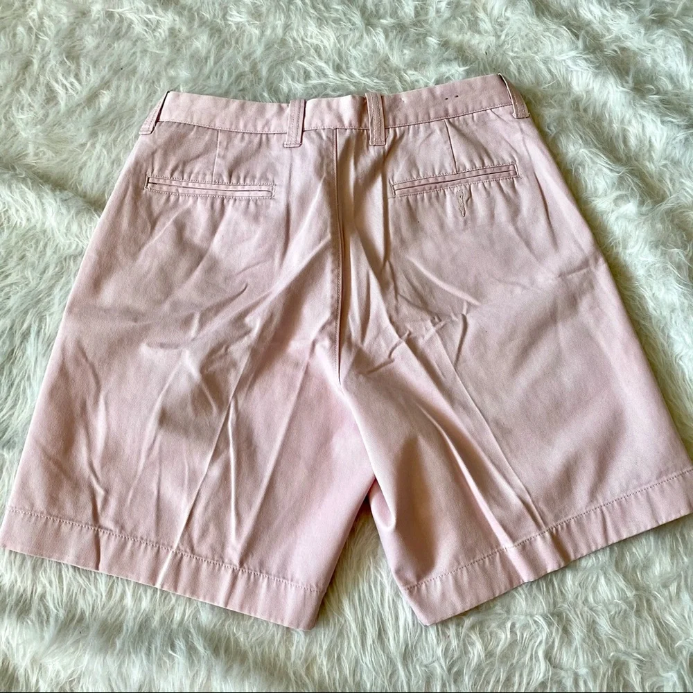 J. Crew flat front pink Bermuda shorts size 33 like new